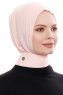 Narin - Hijab Crepe One-Piece Práctico Rosado