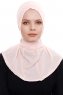 Narin - Hijab Crepe One-Piece Práctico Rosado