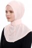 Narin - Hijab Crepe One-Piece Práctico Rosado
