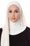 Naz - Hijab One-Piece Práctico Beige Claro & Crema - Ecardin