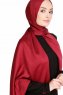 Nuray Glansig Bordeaux Hijab 8A15d