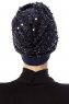 Nurten - Turbante Azul Marino