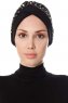 Nurten - Turbante Negro & Gold