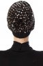 Nurten - Turbante Negro & Gold