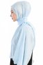 Özlem Ljusblå Hijab Sjal Madame Polo 130004-3