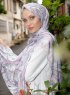 Pariza - Hijab Hoja Estampado Púrpura