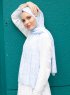 Pariza - Hijab Estampado Azul Claro