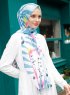 Pariza - Hijab Estampado Turquesa