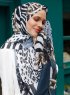 Pariza - Hijab Estampado Azul Marino