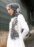Pariza - Hijab Estampado Negro