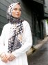Pariza - Hijab Estampado Negro