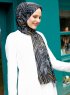 Pariza - Hijab Estampado Circulo Negro