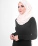 Pale Dogwood Puder Bomull Voile Hijab 5TA82c