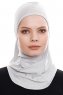Pinar - Hijab Sport Gris Claro - Ecardin