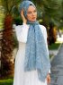 Pola - Hijab Estampado Gris - Sal Evi