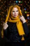Queen Senapsgul Hijab Sjal Muslima Wear 310109c
