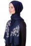 Roshan - Hijab Azul Marino - Özsoy