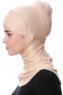 Safiye - Pañuelo Ninja Beige - Ecardin