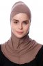 Safiye - Pañuelo Ninja Taupe Oscuro - Ecardin