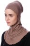 Safiye - Pañuelo Ninja Taupe Oscuro - Ecardin
