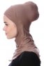 Safiye - Pañuelo Ninja Taupe Oscuro - Ecardin