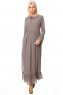 Samiya - Vestido Gris Chiffon - Burun