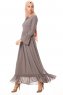 Samiya - Vestido Gris Chiffon - Burun