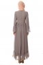 Samiya - Vestido Gris Chiffon - Burun