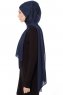 Seda - Hijab Jersey Azul Marino - Ecardin