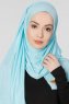 Seda Mint Jersey Hijab Sjal Ecardin 200245a