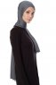 Seda - Hijab Jersey Gris Oscuro - Ecardin