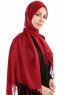 Selin Bordeaux Pashmina Hijab Sjal Özsoy 160249-3
