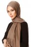 Semahat - Hijab Taupe - Özsoy