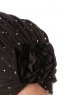 Shereen - Turbante Crepe Chiffon Negro - Sehr-i Sal