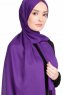 Sinem Lila Chiffon Hijab Med Fransar 4A1423d