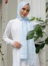 Yumna - Hijab Estampado Azul Claro