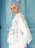 Yumna - Hijab Estampado Gris