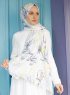 Yumna - Hijab Estampado Gris