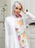 Yumna - Hijab Estampado Rosa De Antaño