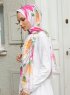 Yumna - Hijab Estampado Rosa De Antaño