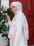 Yumna - Hijab Estampado Rosa Oscuro