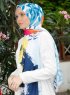 Yumna - Hijab Estampado Turquesa
