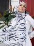 Yumna - Hijab Estampado Negro