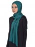 Sofia - Hijab De Algodón Práctico Verde Oscuro