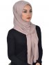 Sofia - Hijab De Algodón Práctico Taupe