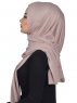 Sofia - Hijab De Algodón Práctico Taupe