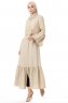 Soraya - Abaya Beige - Miss Cazibe