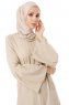 Soraya - Abaya Beige - Miss Cazibe