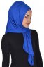 Tamara - Hijab De Algodón Práctico Azul