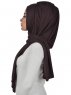 Tamara - Hijab De Algodón Práctico Marrón